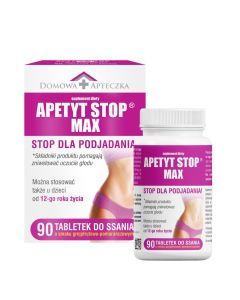 Apetyt Stop Max, tabletki do ssania, 90 szt.