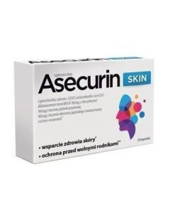 Asecurin Skin, kaps., 20 szt