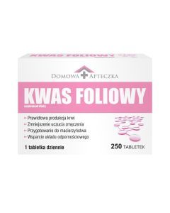 Domowa Apteczka Kwas foliowy, tabletki, 250 szt.