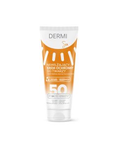 DERMI Sun Nawilżający krem ochronny do twarzy, 50 ml