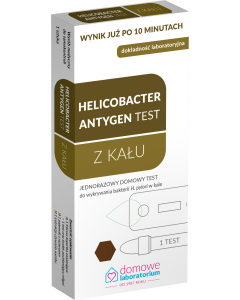 Test Helicobacter Antygen, z kału, 1 szt.