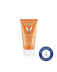 Vichy Capital Soleil, krem aksamitny do twarzy SPF 50+, 50 ml