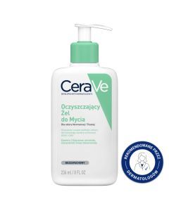 CeraVe, oczyszczający żel do mycia z ceramidami dla skóry normalnej i tłustej, 236 ml