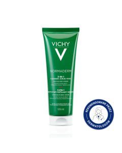Vichy Normaderm 3w1 Oczyszczanie, peeling, maska, 125 ml