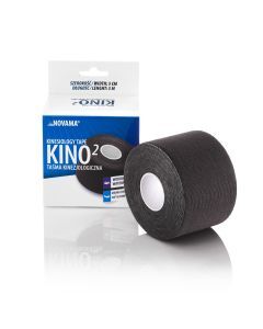 Tasma kinesiology Novama KINO2, 5cm x 5m, czarna, 1szt