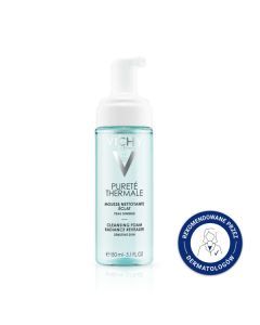 Vichy Purete Therm,pianka,oczyszczaj,przywraca blask, 150 ml