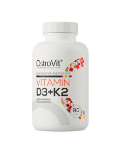 OstroVit, Vitamin D3 + K2, tabletki, 90 szt.