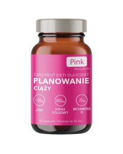 PINK Mama, Planowanie ciąży, kapsułki miękkie, 30 szt.