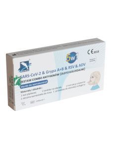 Test COVID-19 SARS-CoV-2&Grypa A+B&RSV&ADV, 1 szt.