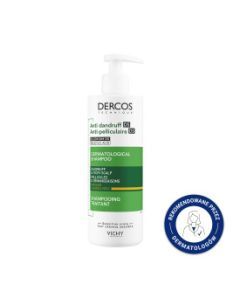 Vichy Dercos, szampon przeciwłupieżowy, włosy suche, 390 ml