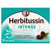 Herbitussin Intense, pastyl. do ssania, 10 szt