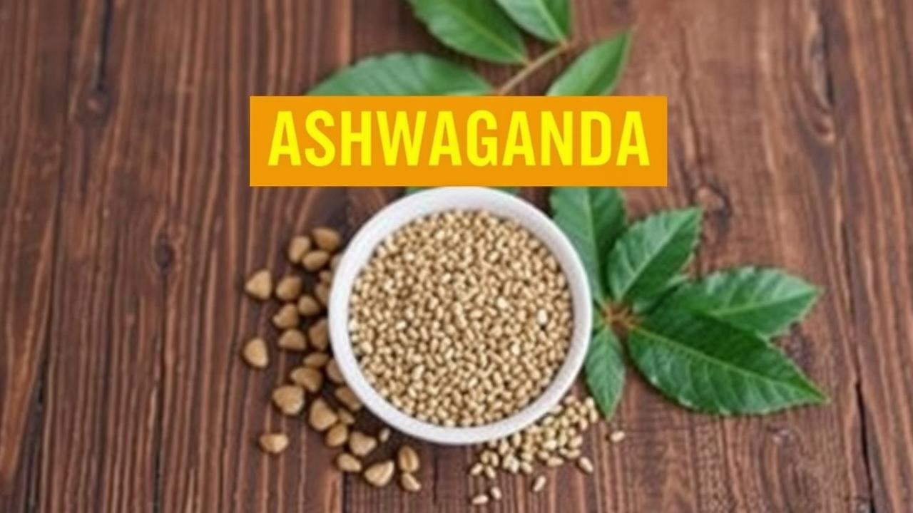 Ashwagandha : naturalny adaptogen wspierający zdrowie i witalność title