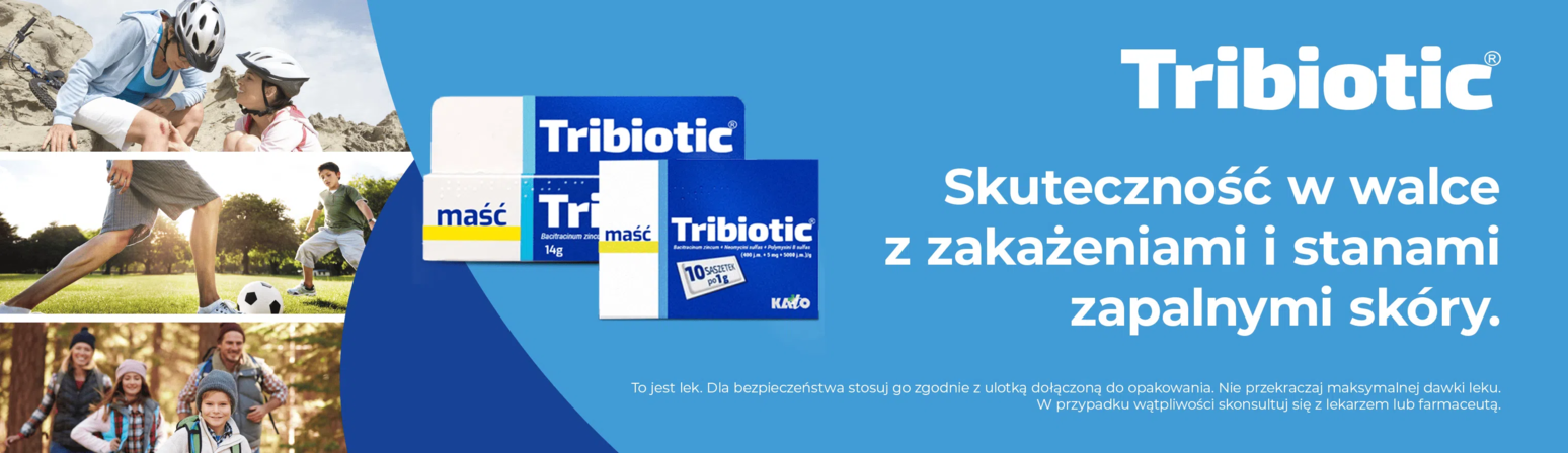 Baner przedstawiający marke Tribiotic