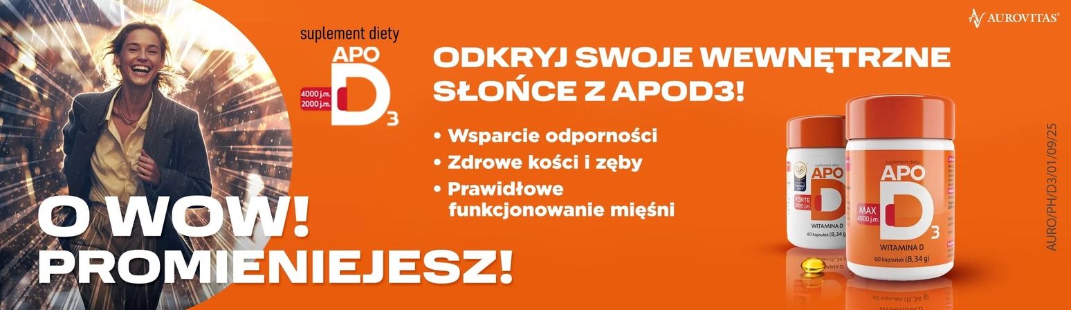 Baner przedstawiający marke ApoD3