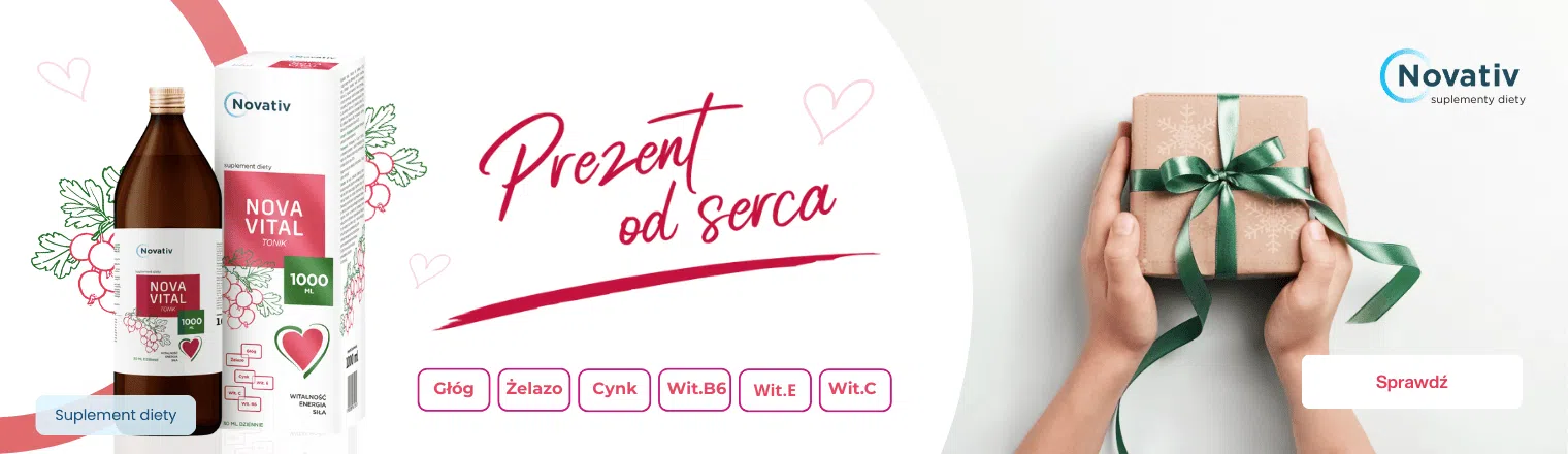 Baner przedstawiający produkt Novativ NovaVital tonik