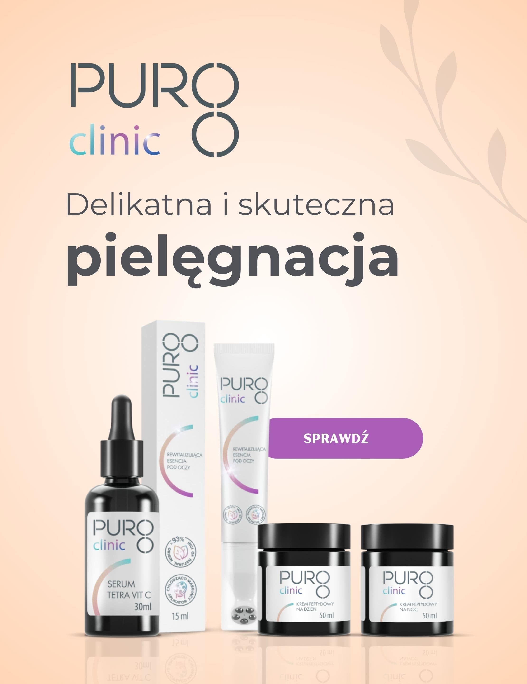 produkty puroo clinic do pielęgnacji skóry twarzy