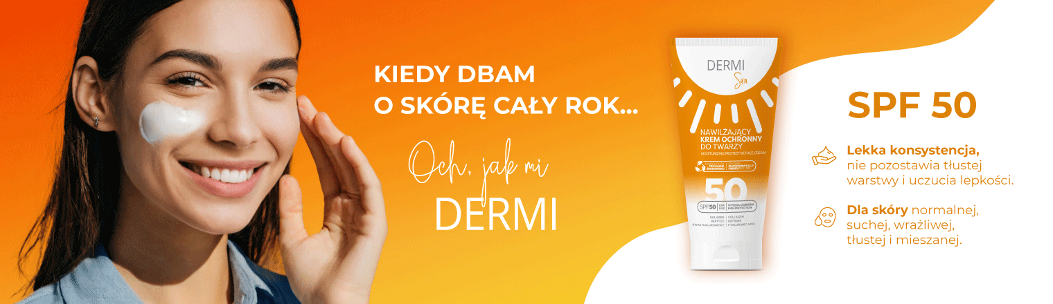Baner przedstawiający produktów Dermi Sun