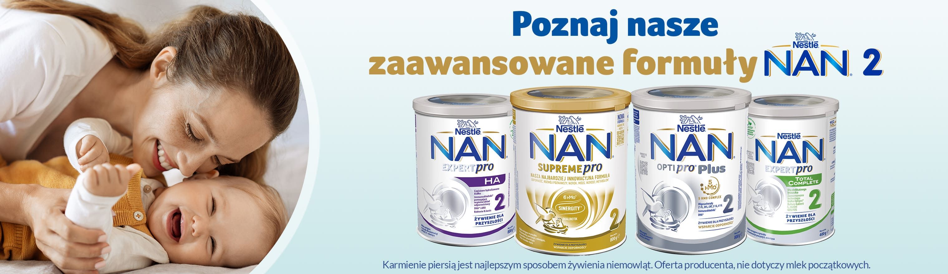 Baner przedstawiający produkty NAN