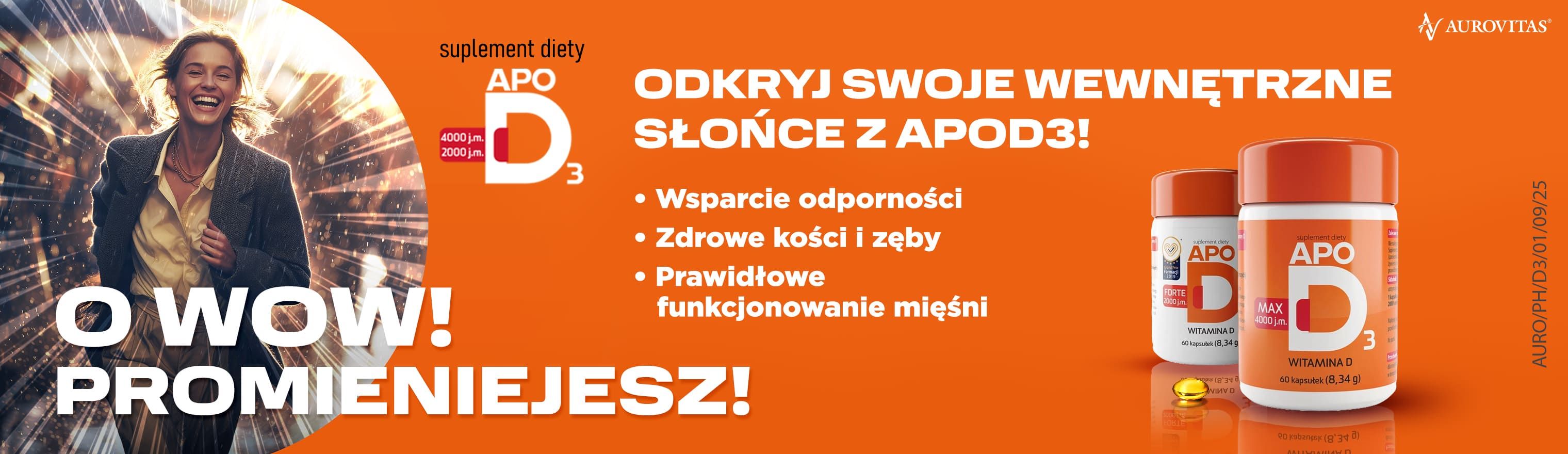 Baner przedstawiający produky Apo D3