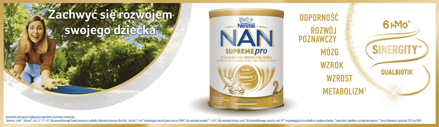 Baner przedstawiający produkt NAN supreme 2