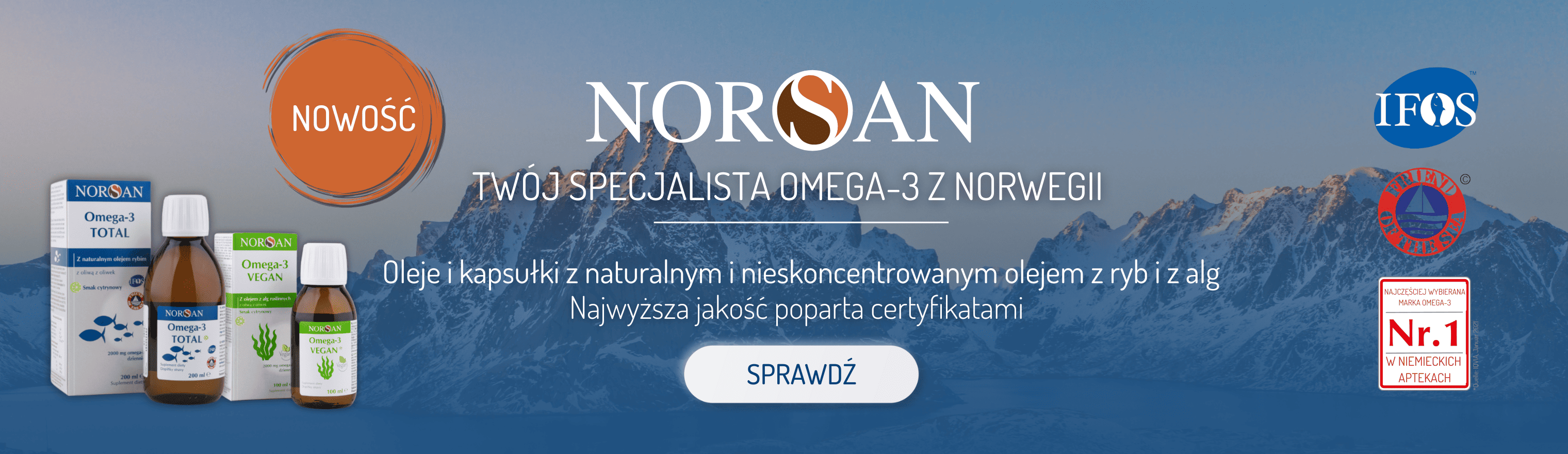 Baner przedstawiający markę Norsan