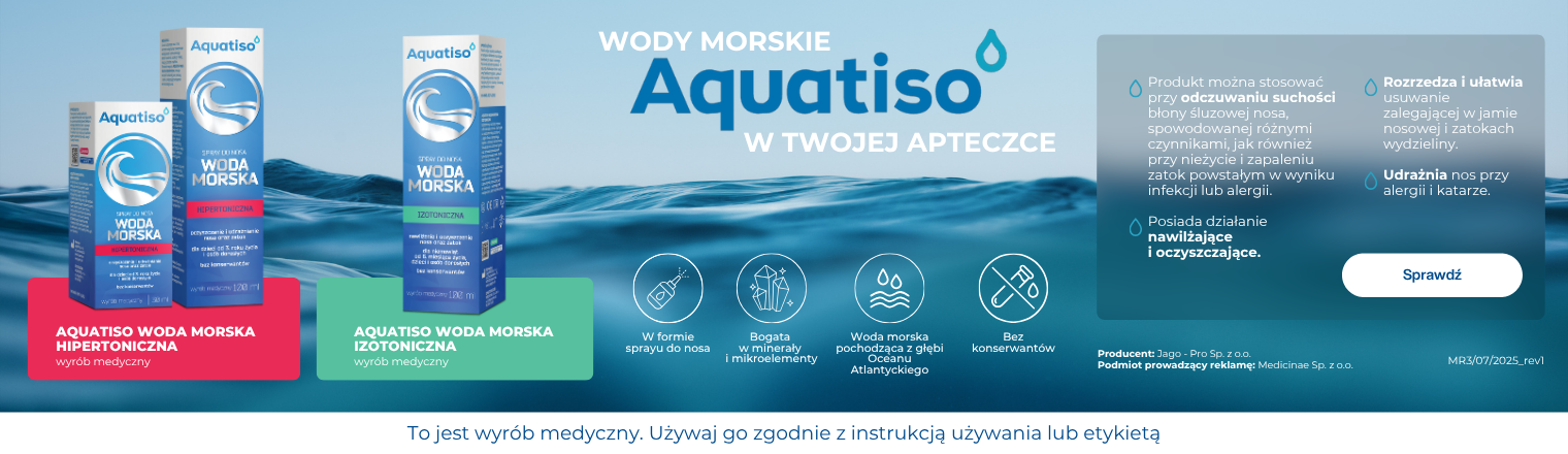 Baner przedstawiający produkty Aquatiso