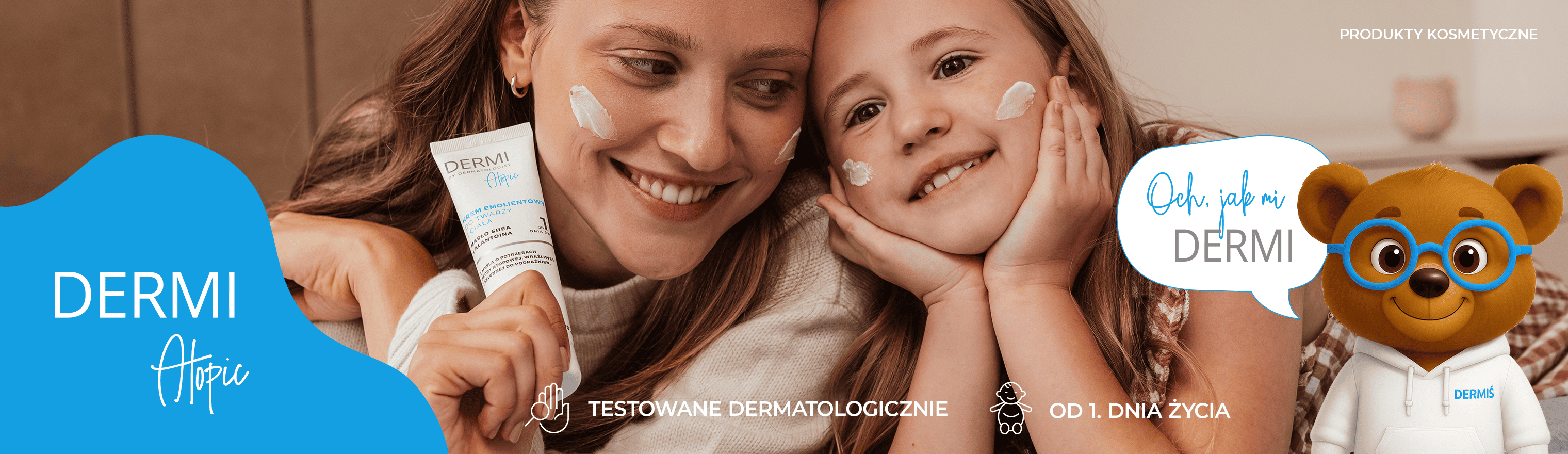 Baner przedstawiający produkty Dermi
