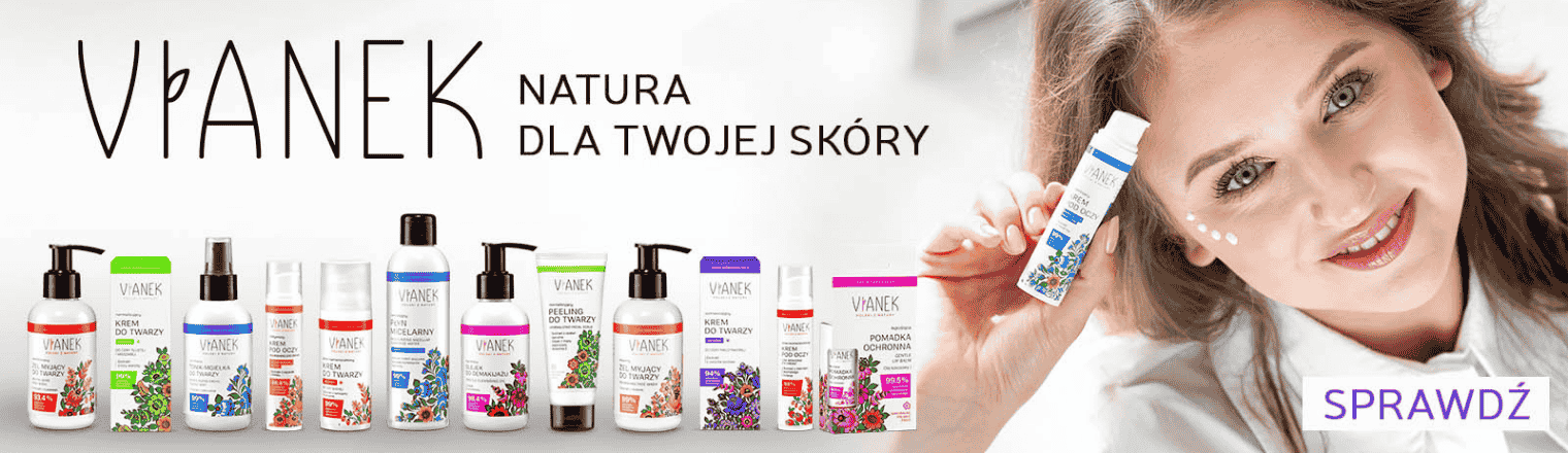 Baner przedstawiający produkty Vianek