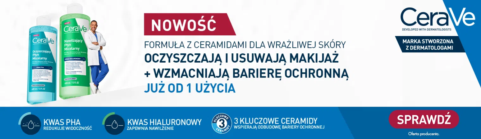 Baner przedstawiający produkty cerave