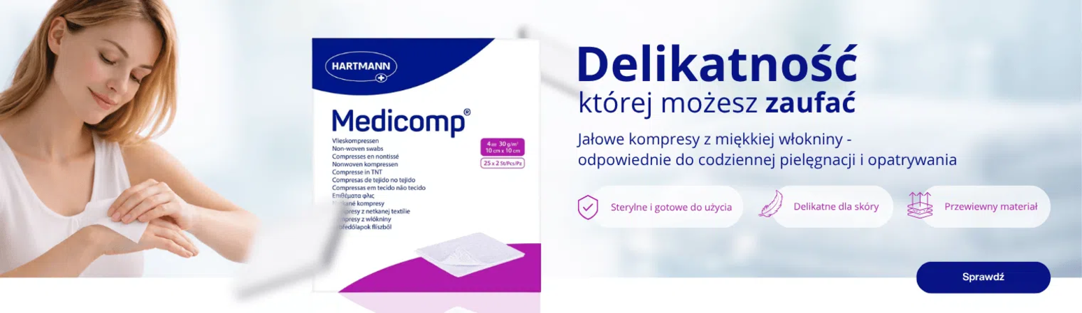 Baner przedstawiający marke medicomp