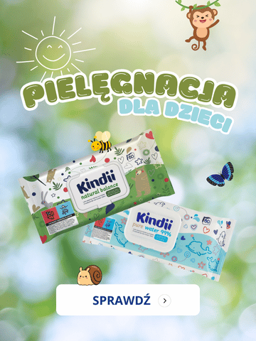 Produkty do pielęgnacji dzieci Kindii