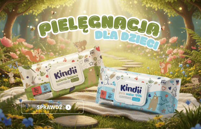 Produkty do pielęgnacji dzieci Kindii