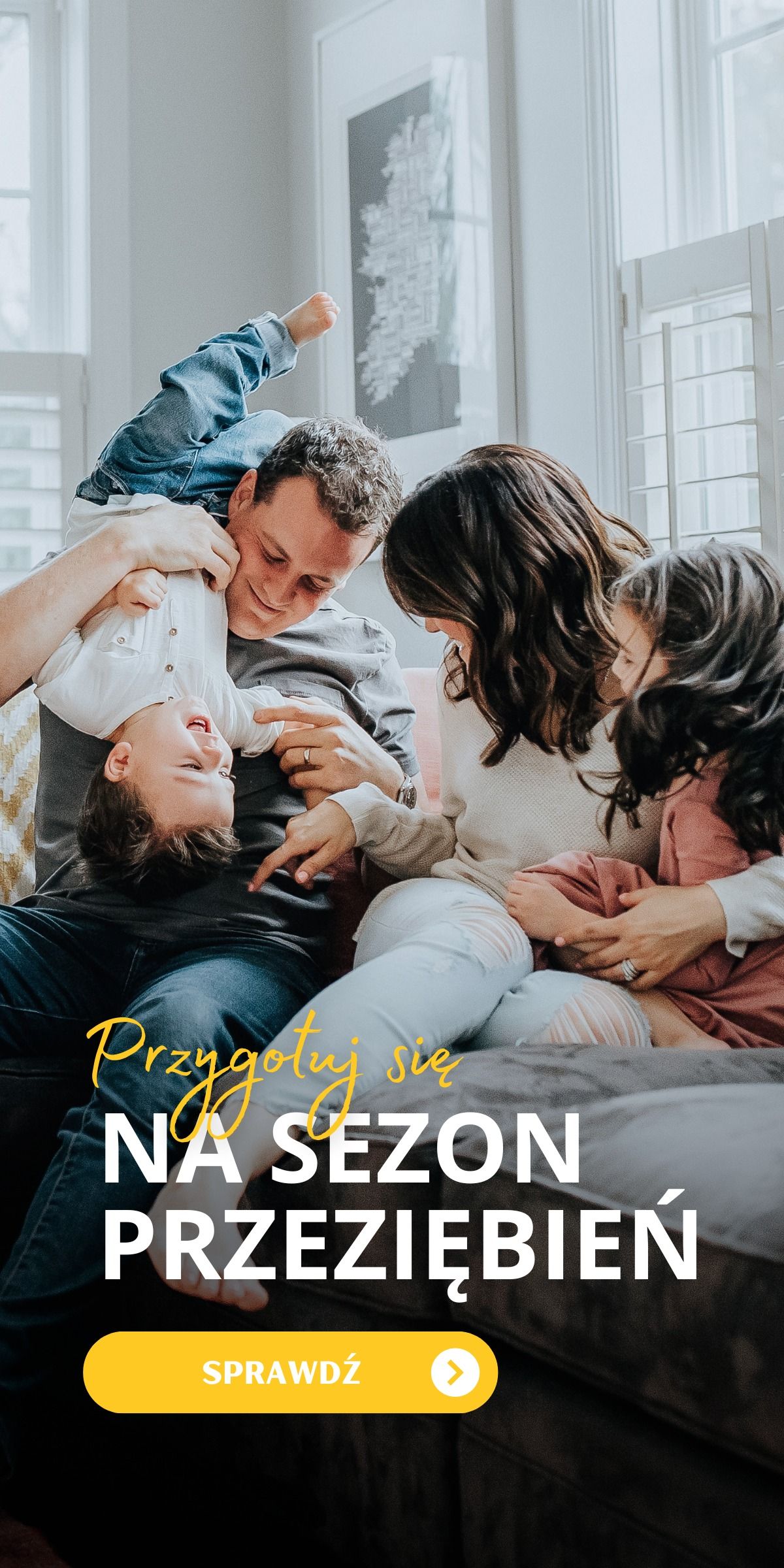 Baner przekierowujący do kategorii na przeziębienie